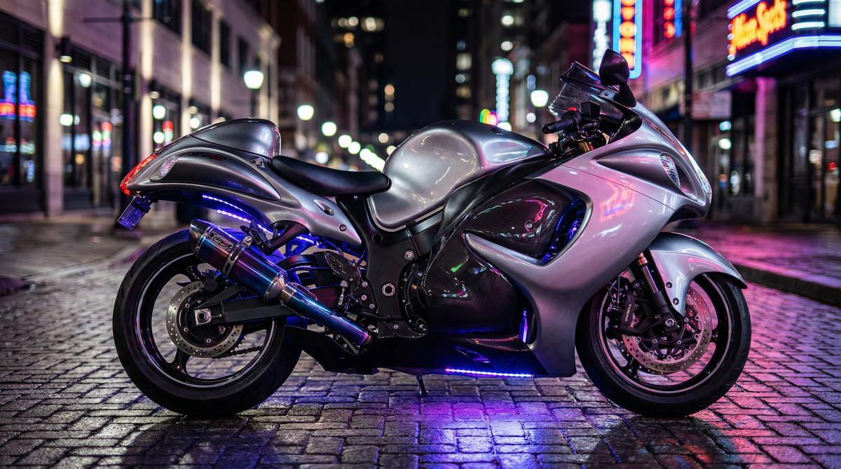 萝莉岛摩托车改装视频